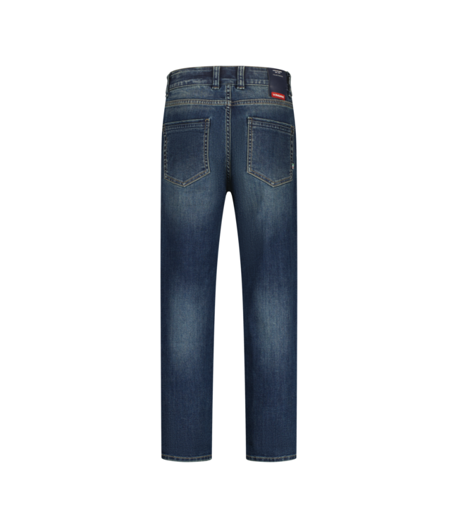 Vingino winter jeansbroek jongens - blauw - Cabiano - loose fit