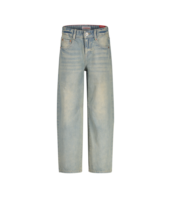 Vingino winter jeansbroek jongens - blauw - Kent - baggy fit