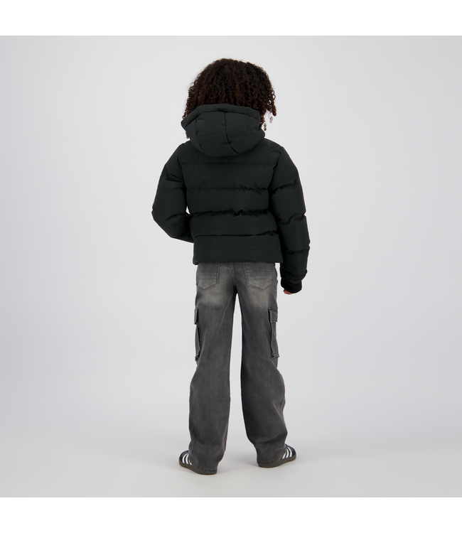 Vingino winter jas meisjes - zwart - Tezia - capuchon