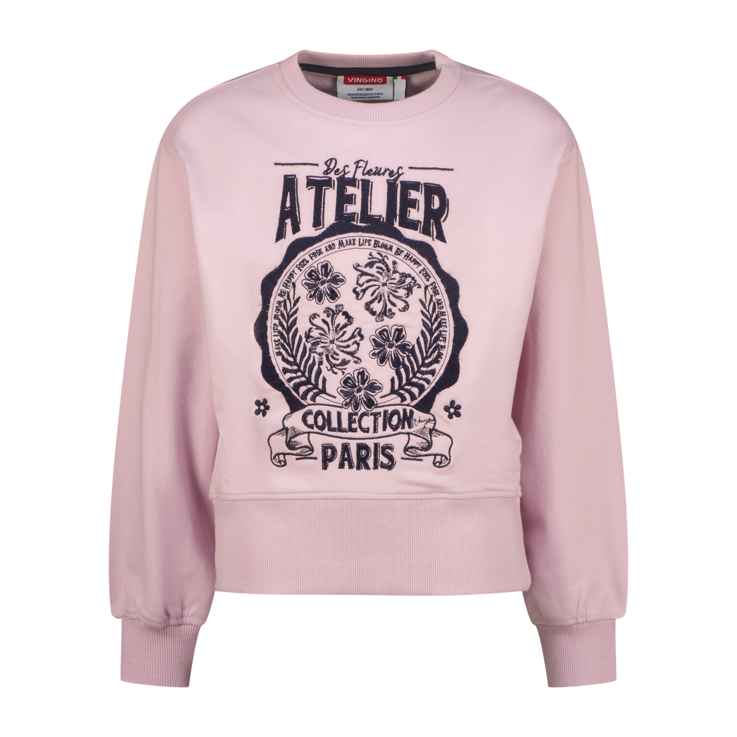 Vingino winter sweater meisjes - paars - Nydra - comfort fit afbeelding