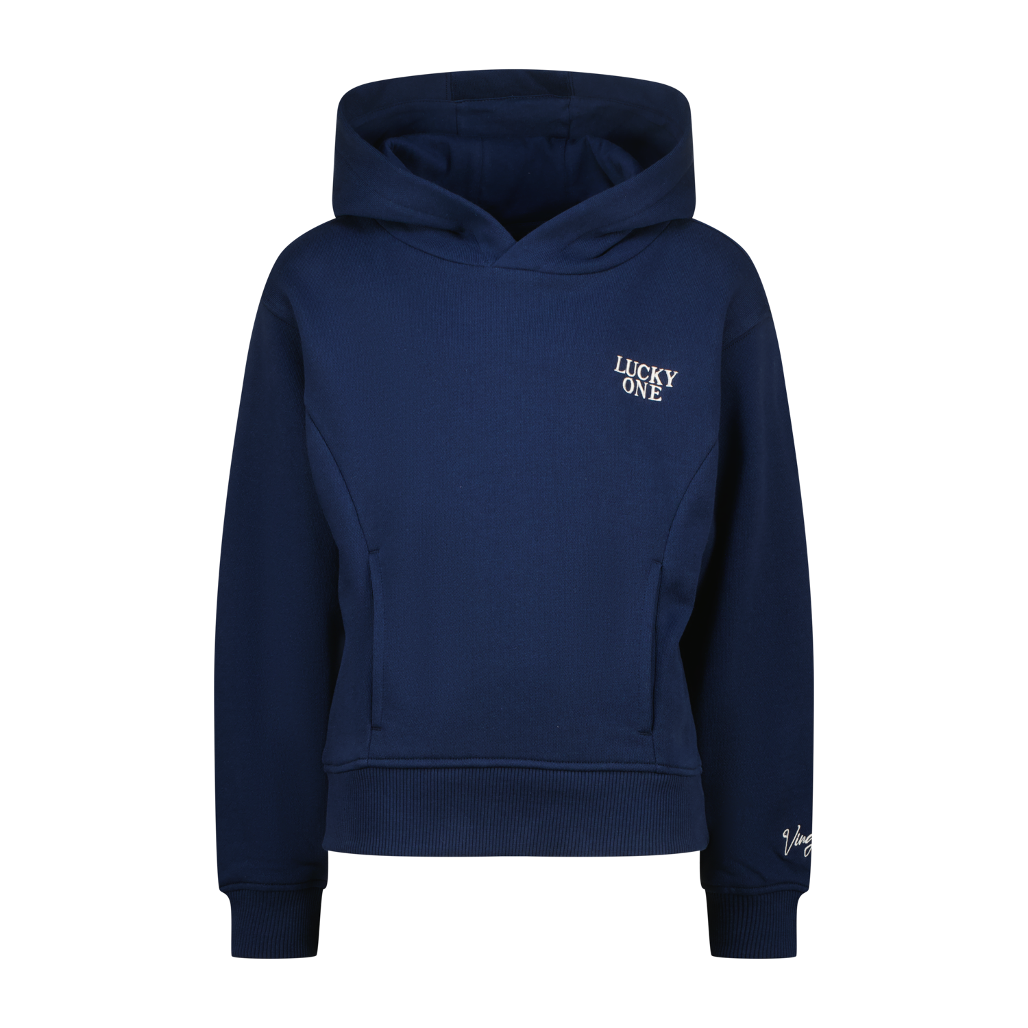 Vingino winter hoodie meisjes - donker blauw - Nammie afbeelding