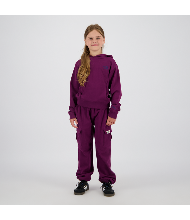 Vingino winter broek meisjes - paars - Basic sweat cargo - comfort fit