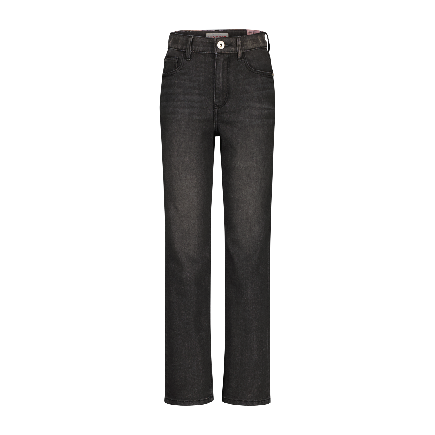 Vingino winter jeansbroek meisjes - zwart - Cristie - straight fit afbeelding