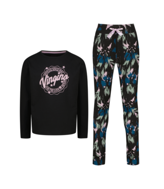 Vingino winter pyjama meisjes - zwart - Wayra - comfort fit