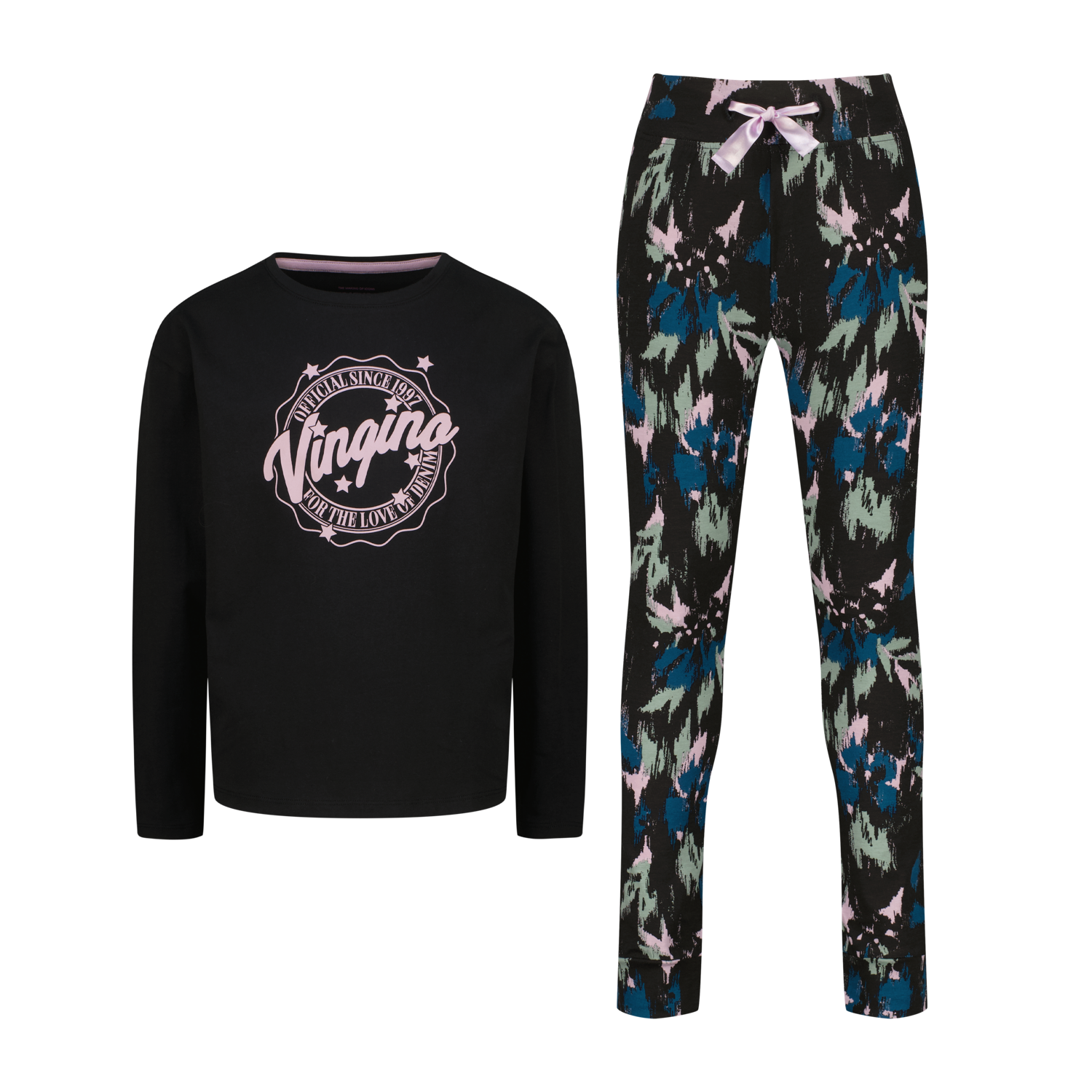 Vingino winter pyjama meisjes - zwart - Wayra - comfort fit afbeelding