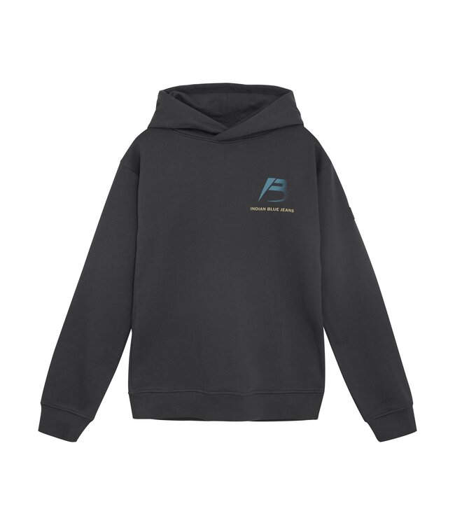 Indian Blue Jeans Winter hoodie jongens - grijs - oversized/discover