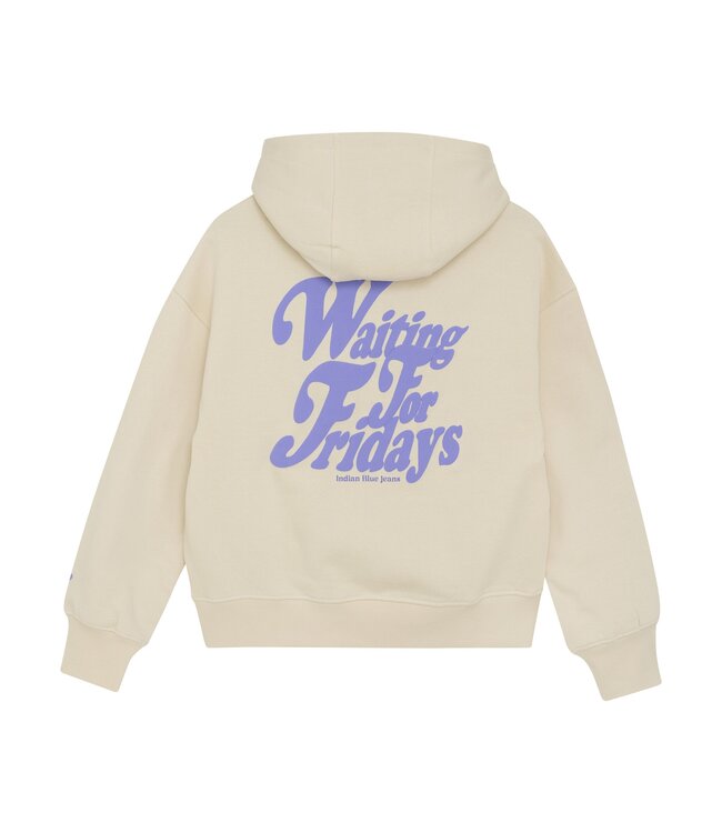 Indian Blue Jeans Winter hoodie meisjes - zand