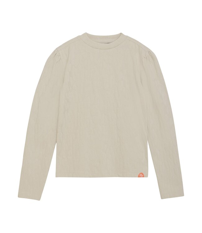 Indian Blue Jeans Winter t-shirt meisjes - zand - longsleeve/Jacquard
