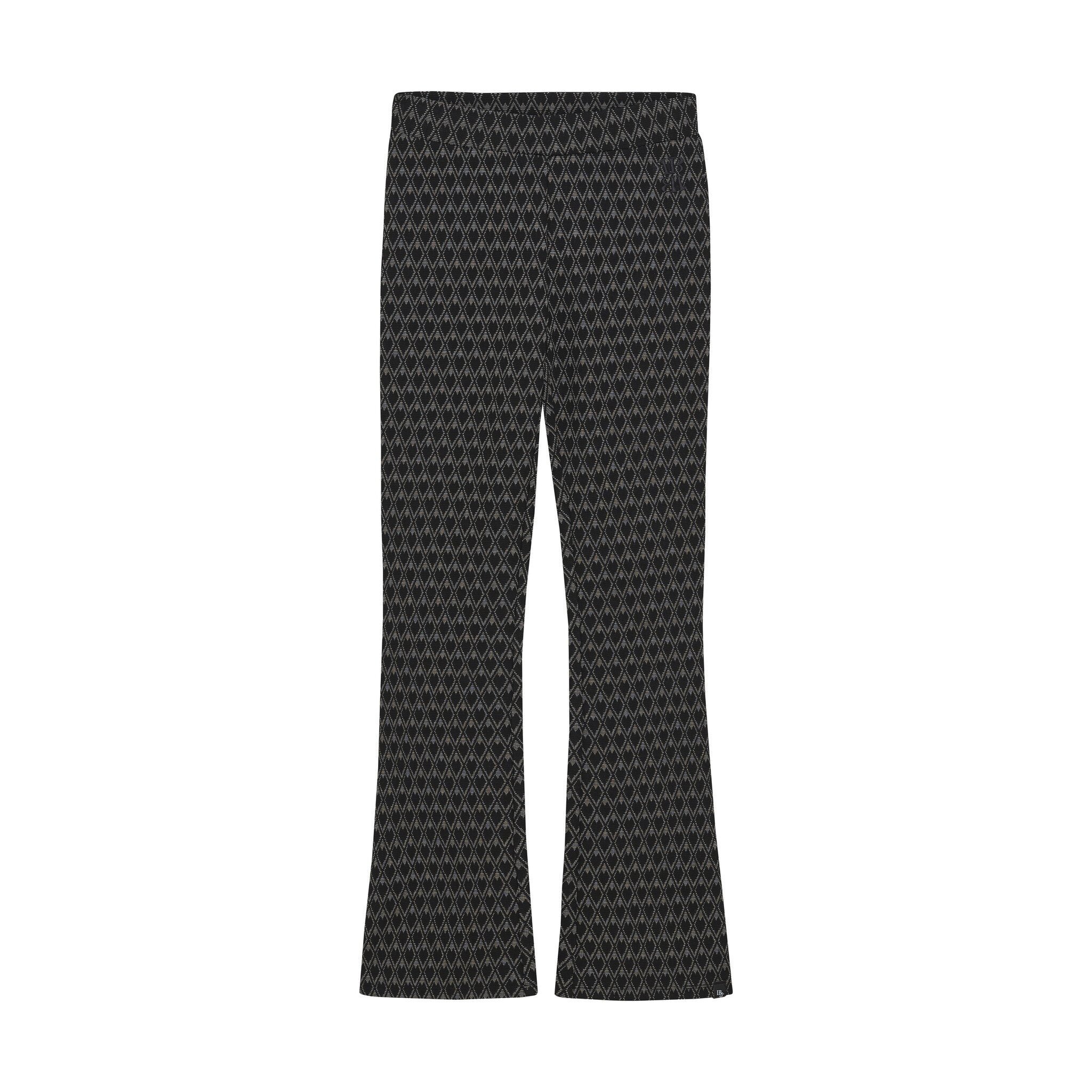 Indian Blue Jeans Winter flare broek meisjes - zwart - fancy afbeelding 1