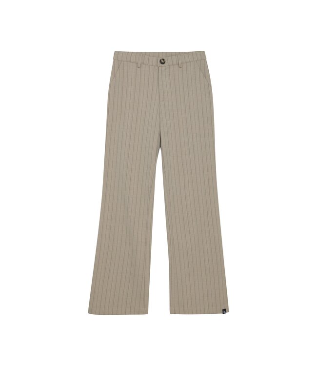 Indian Blue Jeans Winter broek meisjes - zand - wide leg/krijtstreep