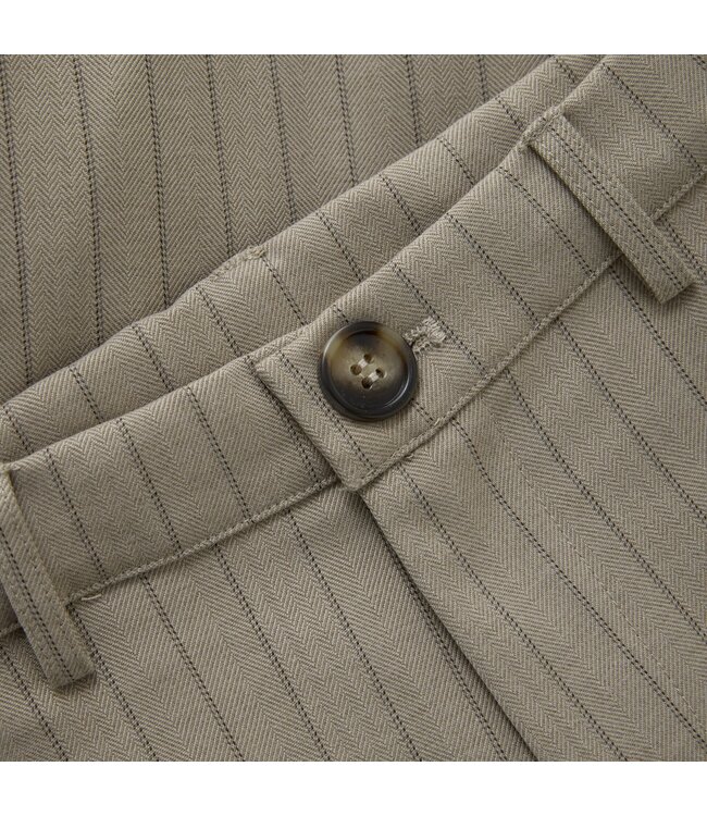 Indian Blue Jeans Winter broek meisjes - zand - wide leg/krijtstreep