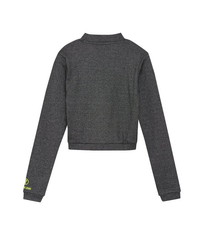 Indian Blue Jeans Winter t-shirt meisjes - zwart - longsleeve/cropped/metallic