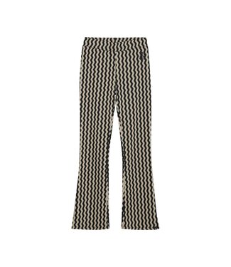 Indian Blue Jeans Winter flare broek meisjes - zwart - zigzag