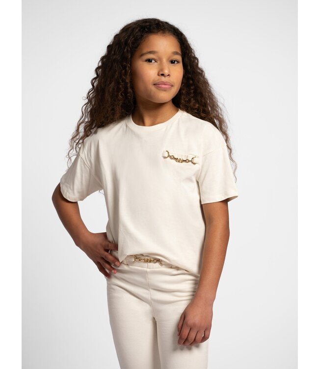 Nik&Nik winter t-shirt meisjes - zand - Sage