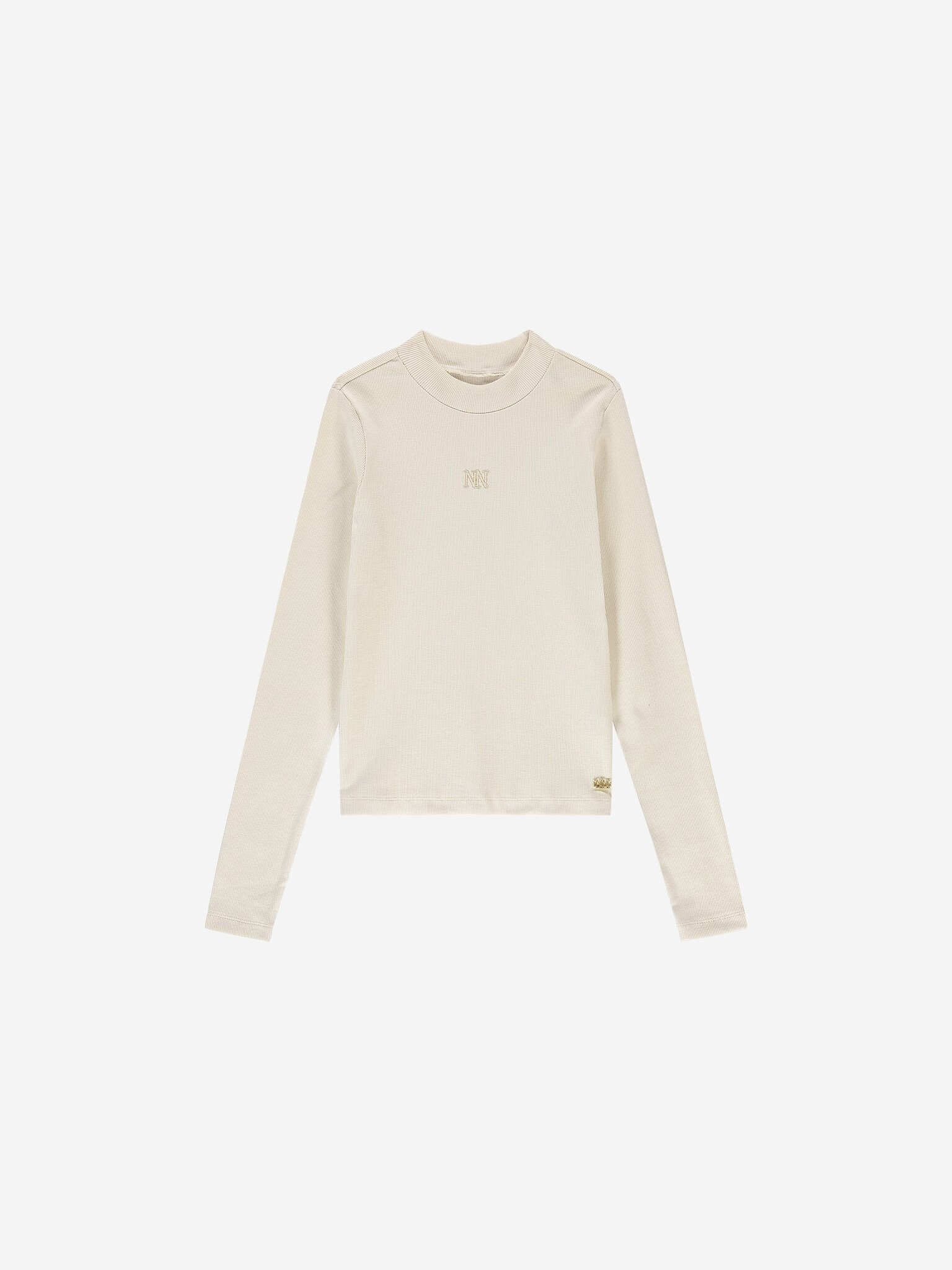Nik&Nik winter top meisjes - zand - rib - Luci afbeelding