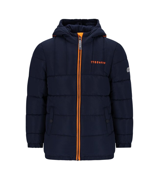 Tygo & Vito winter winterjas jongens - navy blauw - Jix