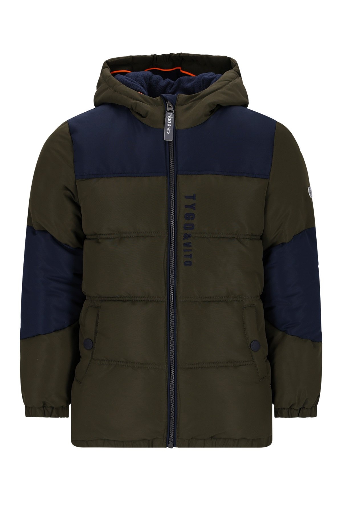 Tygo & Vito winter winterjas jongens - groen - Joe afbeelding