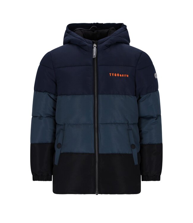 Tygo & Vito winter winterjas jongens - navy blauw - Joppe