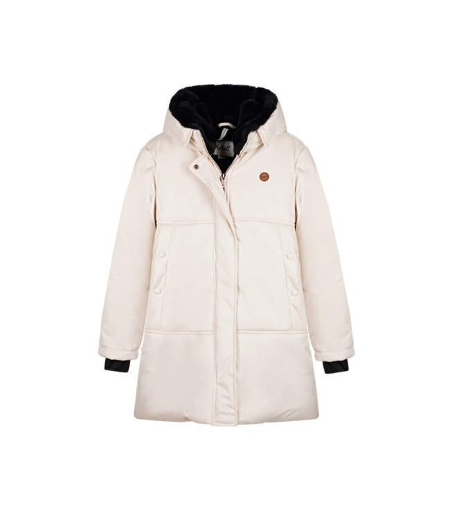 NoBell winter winterjas meisjes - beige - Belvine - lang, capuhon