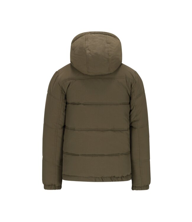 Like Flo winter winterjas jongens - groen - Albon - reversible, capuchon