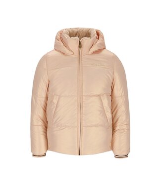 Like Flo winter winterjas meisjes - oranje - Aelin - kort, capuchon
