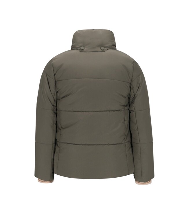 Like Flo winter winterjas meisjes - groen - Aelin - kort, capuchon