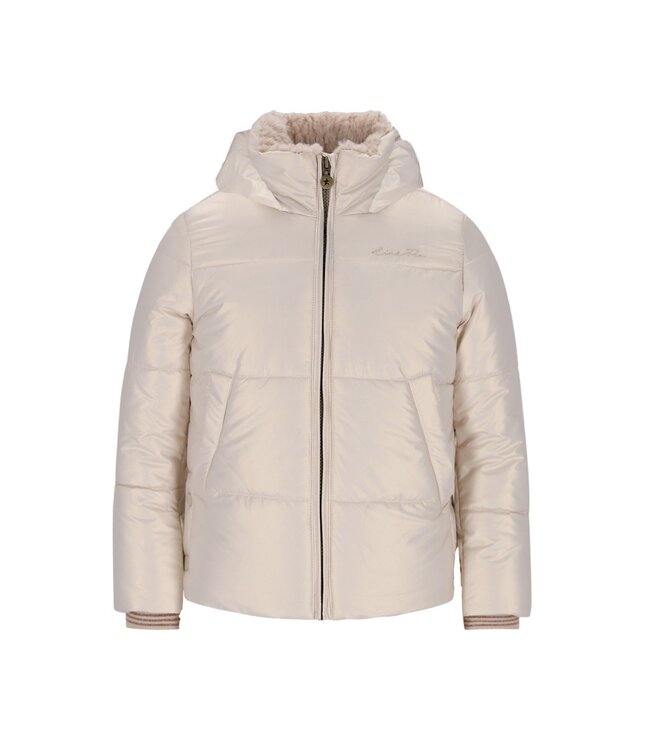 Like Flo winter winterjas meisjes - goud - Aelin - kort, capuchon, metallic
