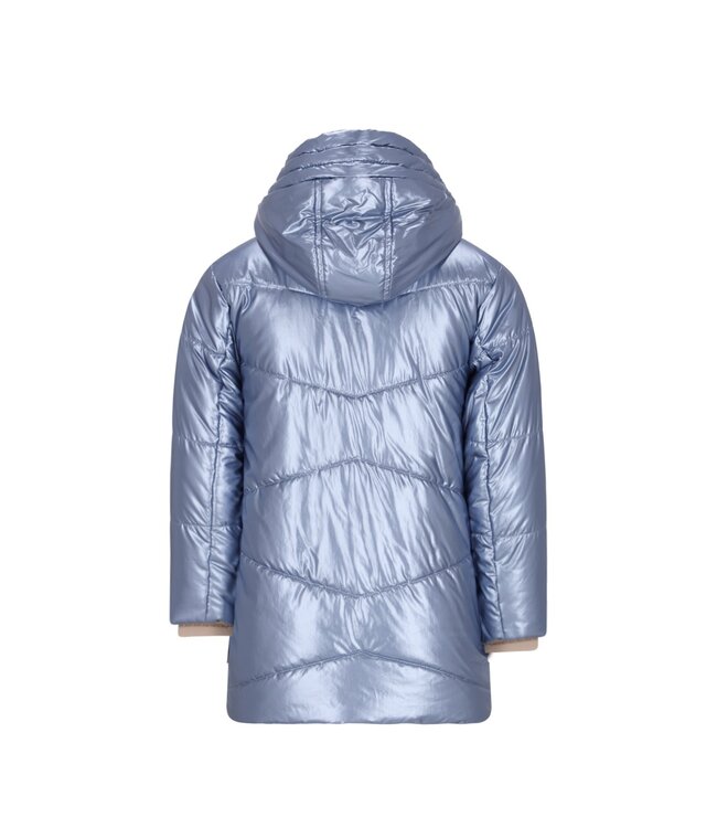 Like Flo winter winterjas meisjes - blauw - Abbi - gewatteerd, capuchon