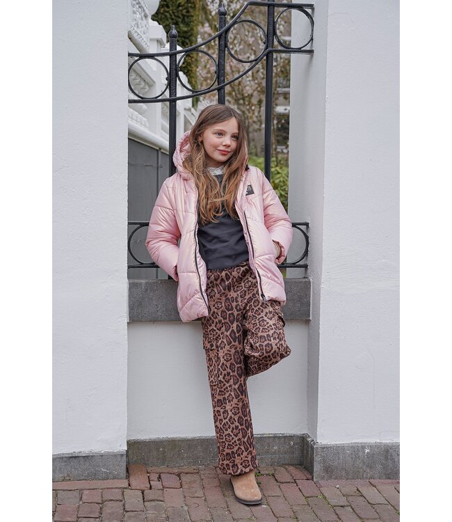 Like Flo winter winterjas meisjes - paars - Abbi - gewatteerd, capuchon