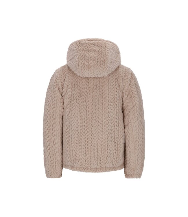 Like Flo winter winterjas meisjes - navy blauw - Aimee - kort, reversible, capuchon