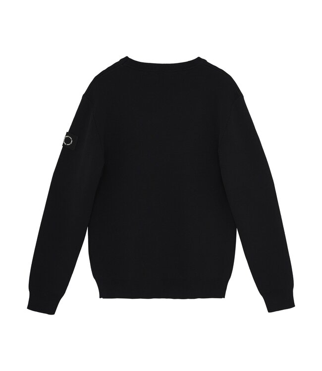 Rellix winter sweater jongens - zwart - gebreid