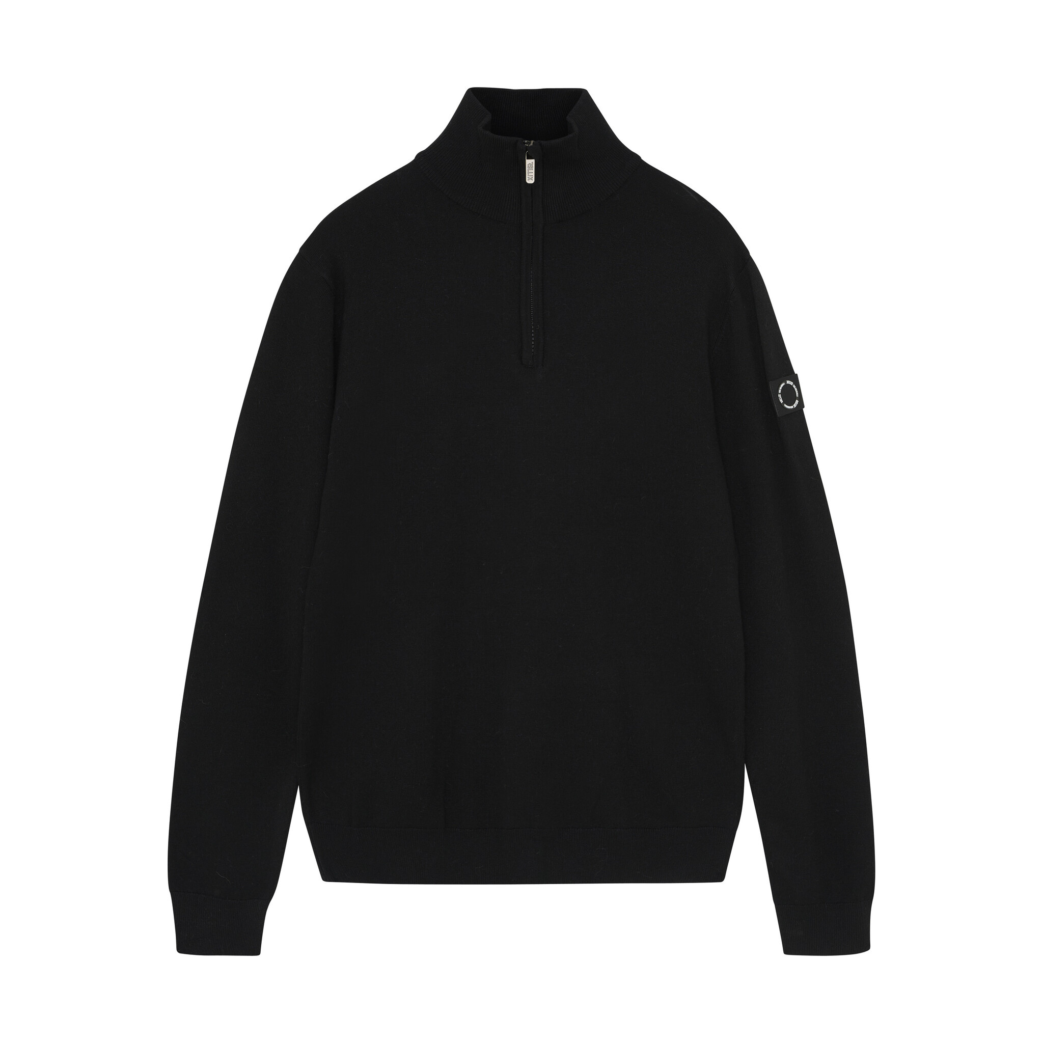 Rellix winter sweater jongens - zwart - rits, gebreid afbeelding