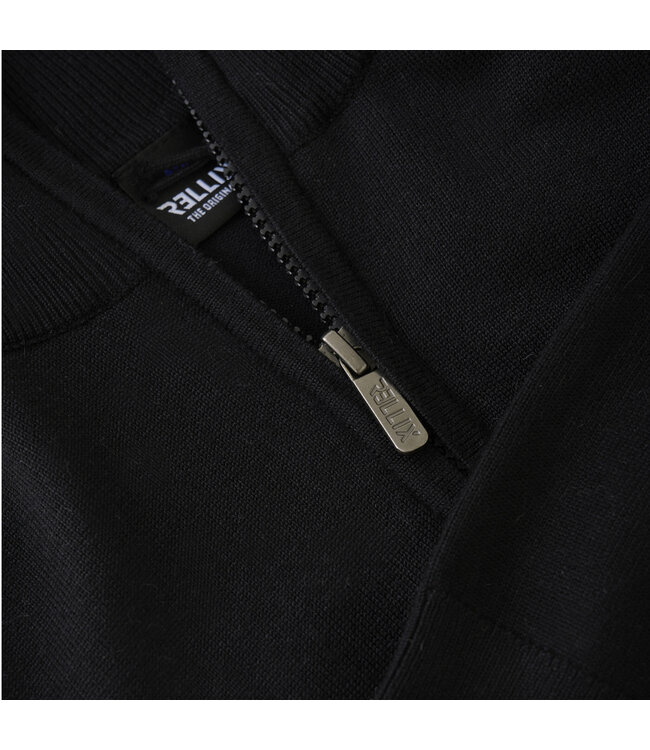 Rellix winter sweater jongens - zwart - rits, gebreid