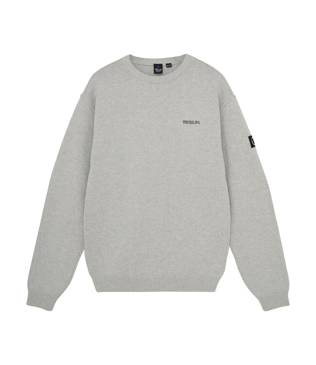 Rellix winter sweater jongens - grijs - loose fit, gebreid