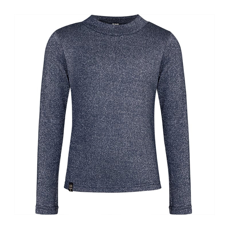 KIEstone winter sweater meisjes - donker blauw - Dora afbeelding