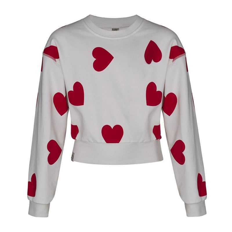 KIEstone winter sweater meisjes - rood - Marieke afbeelding