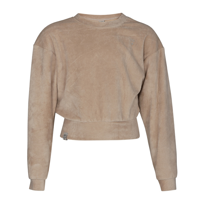 KIEstone winter sweater meisjes - zand - Marieke afbeelding