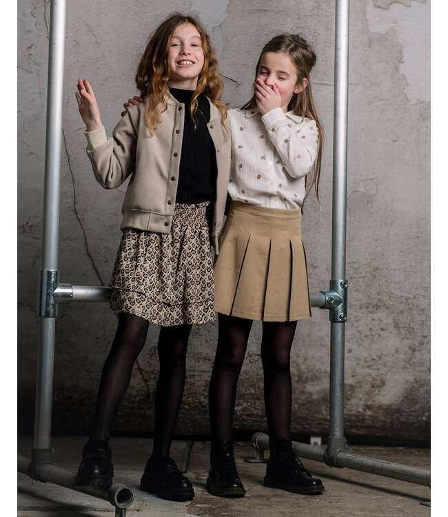 KIEstone winter bomberjas meisjes - zand - Sam