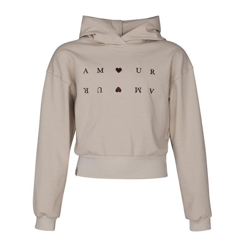 KIEstone winter hoodie meisjes - zand - Vaya afbeelding