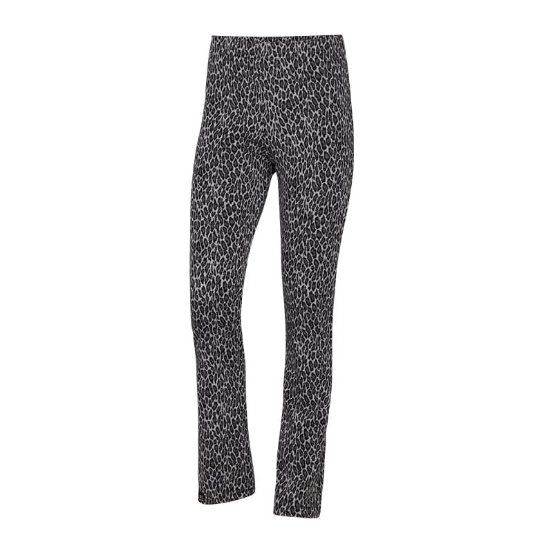 KIEstone winter flare broek meisjes - bruin patner - Flair afbeelding