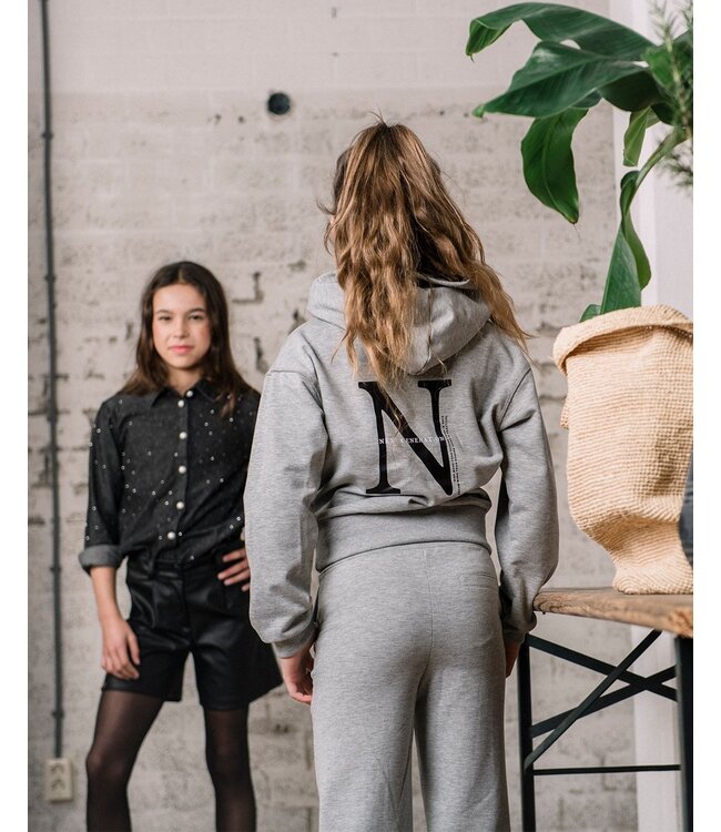 KIEstone winter broek meisjes - licht grijs - Marit