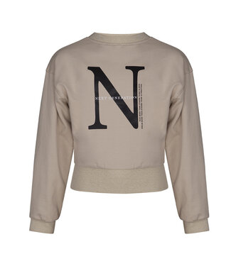 KIEstone winter sweater meisjes - zand - Marieke KIEstone winter sweater meisjes - zand - Marieke