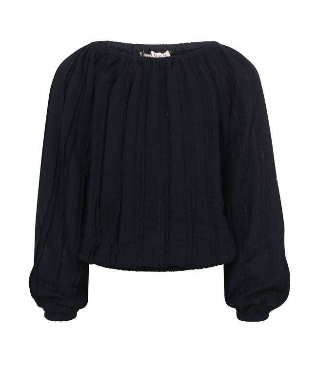 LOOXS 10sixteen winter top kant meisjes - navy blauw
