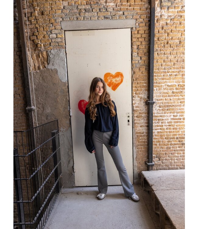 LOOXS 10sixteen winter top kant meisjes - navy blauw