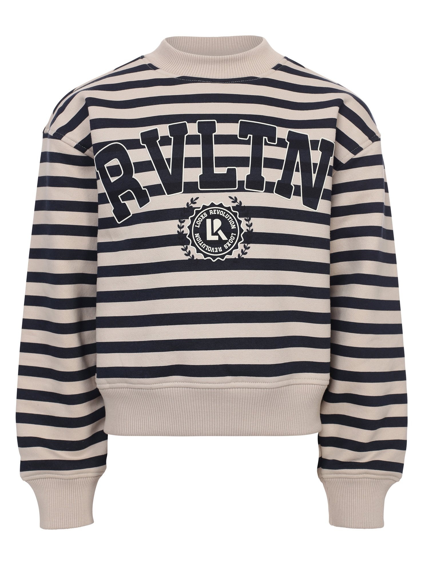 LOOXS 10sixteen winter sweater meisjes - blauw - gestreept afbeelding