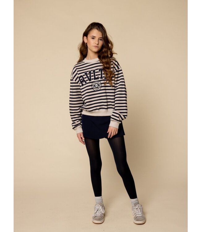 LOOXS 10sixteen winter sweater meisjes - blauw - gestreept