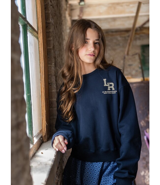 LOOXS 10sixteen winter sweater meisjes - donker navy blauw