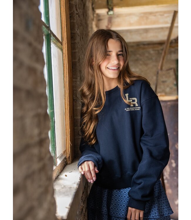 LOOXS 10sixteen winter sweater meisjes - donker navy blauw
