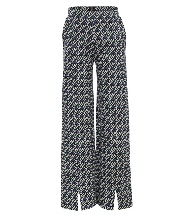 LOOXS 10sixteen winter broek meisjes - groen - jaquard