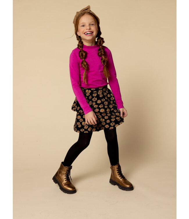 LOOXS Little winter t-shirt meisjes - roze - longsleeve